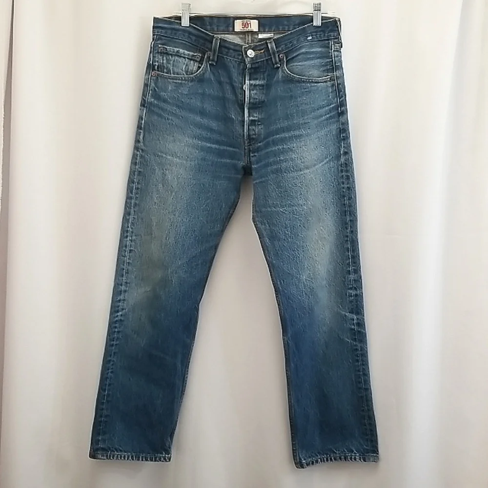 Levi's 501 XX Vintage Denim Jeans Button Fly 100% Cotton Size 33X32 - Picture 1 of 12